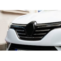 Renault Megane 4 Uyumlu 2016-2020 Krom Ön Panjur 5 Parça Paslanmaz Çelik