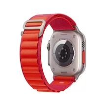Forzacase Apple Uyumlu  Watch 11 42mm İle Kancalı Kumaş Kordon Kayış - Fc268