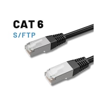 Irenıs 2 Metre Cat6 S/ftp Kablo, Siyah Siyah