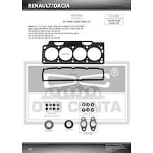 Otoconta Motor Takım Contası Üst Keçelı Skclı Standart 1.40mm Su