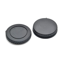 Nikon 1 Mount Body Kapağı ve Lens Arka Kapağı