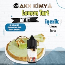 Lemon Tart Dıy Kit Limon Turta Gıda Aroması %20 Oranda Aroma İçerir Hazır Değildir 30 Ml