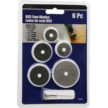6 Parça Mini Yuvarlak Testere Bıçakları 22-44mm