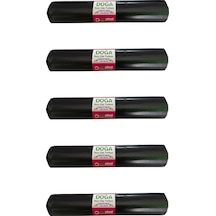 Doğa 240 L Siyah Hantal Konteyner Çöp Torbası 700 G 5 x 10'lu 120 x 150 CM