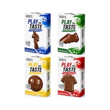 Miskets Play The Taste Futbol Koleksiyonu Şekilli Sütlü Çikolata 4'lü Set