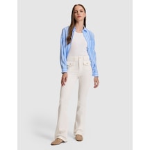 Pierre Cardin Kadın Ekru Pantolon Jean 50324048-vr019