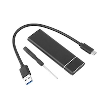 Mufunye Usb 3.1 Type-c M.2 Ngff Sata Ssd Dış Kutusu, 5g Hızlı Transfer, Notebook Dış Ssd Kutu, Siyah
