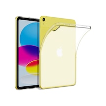 Apple İpad 10.9 2022 10.nesil A2757 Uyumlu Şeffaf Ve Esnek Pürüzsüz Yüzey İpad Kılıfı Arka Kapak