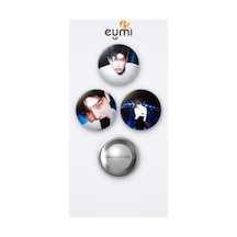 Stray Kids Karma Albüm Karma Versiyonu Seungmin 3'lü Metal Rozet Seti 58mm İğneli Buton Çanta Yaka Rozeti Çok Renkli