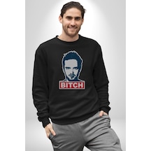Breaking Bad Unisex Siyah Baskılı Sweatshirt Siyah