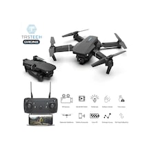 Çift Kameralı Drone Led Işıklı Wifi App Ve Uzaktan Kumanda Kontrollü Quadcopter Katlanabilir Şarjlı