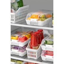 2'li Meyve & Sebze Buzdolabı Saklama Kabı Organizer