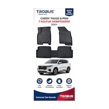 Chery Tiggo 8 Pro 7 Koltuklu Avantgarde 2020 Karbon Desenli Premium 3d Havuzlu Oto Paspas