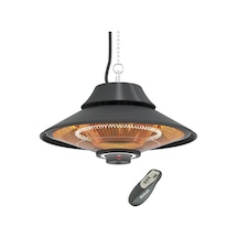 Elirg R.c Led Işıklı Elektrikli Isıtıcı, 2000 W, Uzaktan Kumandalı, İki Isıtma Kademesi, Ip45, Balkon Isıtıc