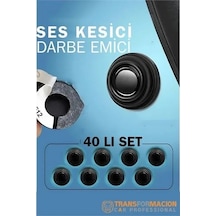 Zenvia Ses Emici Kauçuk Conta Kapı Bagaj Kaput Titreşim Kesici 40 Lı Set 721825 Znv2023