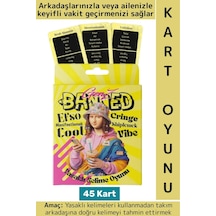 Eğitici Düşünme Aile Arkadaş Eğlenceli Genç Nesil Tahmin Yasaklı Kelime Oyunu-banned Gen Z 45 Kart