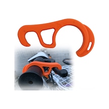 Yaozixa Bisiklet Ve Motosiklet İçin Sabit Park Fren Kilit Kancası - Eğik Yollarda Sabit Durumu Sağlar - Hafif Ve Dayanıklı Turuncu Pp Plastik Turuncu