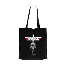 Top Gun Helmet Siyah Kanvas Bez Çanta Siyah