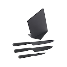 Ikea Jämföra 4 Parça Standlı Mutfak Bıçağı Seti 33 Cm Siyah