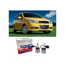 Chevrolet Aveo Uzun + Kısa Far Ampulü H4 Duo Yeni Seri Beyaz 2003-2011