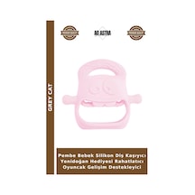 Pembe Bebek Silikon Diş Kaşıyıcı Yenidoğan Hediyesi Rahatlatıcı Oyuncak Gelişim Destekleyici Diğer