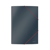 Cosy Soft Touch Lastik Kilitli Dosya, A4, Gri