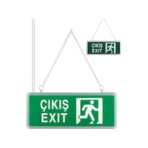 Zmr Zmr-670/y.00 3w Tek Yön Acil Çıkış Yönlendirme Tabelası - Lambası 38x30x36mm Diğer