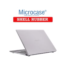 Microcase Matebook 14 Shell Rubber Kapak Kılıf - Şeffaf