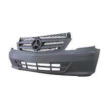 Mercedes Vıto W639 11/14 Ön Tampon Koyu Gri Sis Deliksiz Kendinden Panjurlu Bantlı İtalya - Tampon