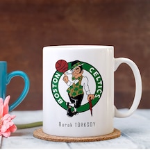 Kişiye Özel Nba Boston Celtics Beyaz Kupa Bardak