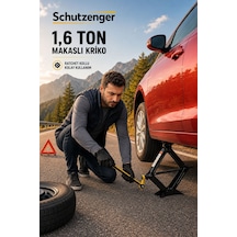 1.6 Ton Araç Krikosu Katlanır Pratik Cırcır Kollu Araba Kaldırma Krikosu Ps-6121