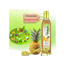 Hanzade Bitkisel Ananaslı Sandaloz Sakızlı  Şurubu Bromelain 475 ML