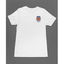 Bumeta Kahraman Patiler Chase Paw Patrol Unisex Tişört T-shirt Beyaz
