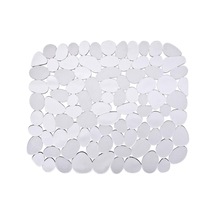 Wenko 2003010100 Lavabo Altlığı Stone Şeffaf, Plastik, Şeffaf,50 X 40 X 25 Cm Diğer