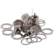 5 Adet Dc099 5.5 2.5mm Dc Güç Jak Soketi Dişi Panel Konnektörü Karşılaşma