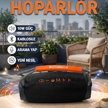 20w Stereo Ses Güçlü Bluetooth Hoparlör Rgb Işıklı Usb Tf Kart Aux Destekli