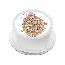 Yenilebilir Pasta Süslemesi Pirinç Patlağı Sütlü Kahve Renk 40 Gr 1 Paket Gelecek