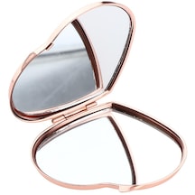 Suntek Kalp Şeklinde Mini Taşınabilir Cep Makyaj Aynası