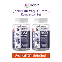 Hi Habit Çörek Otu Yağı Gummy D3 Çinko Takviyeli 2x60 Adet