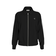 Calvin Klein Ls Monogram French T, Ub1 Siyah Kadın Ceket