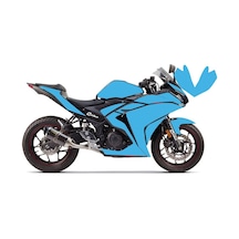 Yamaha Yzf R25 Kırmızı Parçalı Full Tek Renk Turkuaz Kaplama