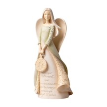 Temeller Emeklilik Melek Taşı Reçine Heykelcik, 22,8 Cm Diğer