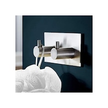 Paslanmaz Çelik Havlu/bornoz Askısı / 2 Adet Ikili Askılık/banyo Mutfak Havlu Askısı 4 Renk