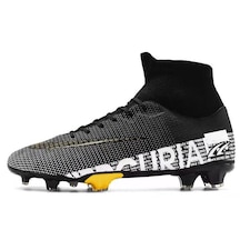 Xcity Siyah Halı Saha Krampon Futbol Ayakkabısı