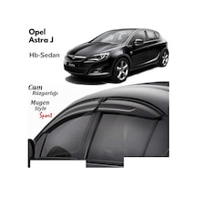 Opel Astra J Cam Rüzgarlık Mugen Tip 4 Lü
