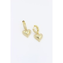 Çelik Küpe 14 - K 2,6cm Çok Renkli