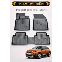 Peugeot 3008 2016 Gtline Uyumlu 3d Oto Paspas Premium