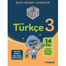 Tudem 3.Sınıf Türkçe 3 Boyut