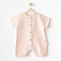 Andywawa Ac25884 Müslin Home Bebe Tulum Pink STANDART
