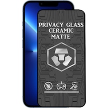 Apple Uyumlu   iPhone 13 Pro Max Tam Kaplayan Mat Seramik Hayalet Ekran Koruyucu